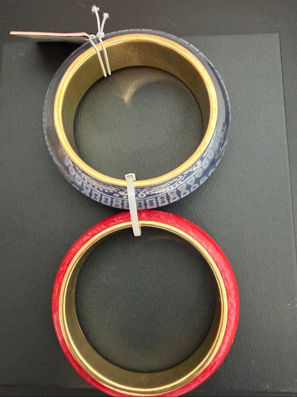 Piper K | Paisley & Red Bangle Bracelet Set 🇺🇸 - Picture 4 of 10